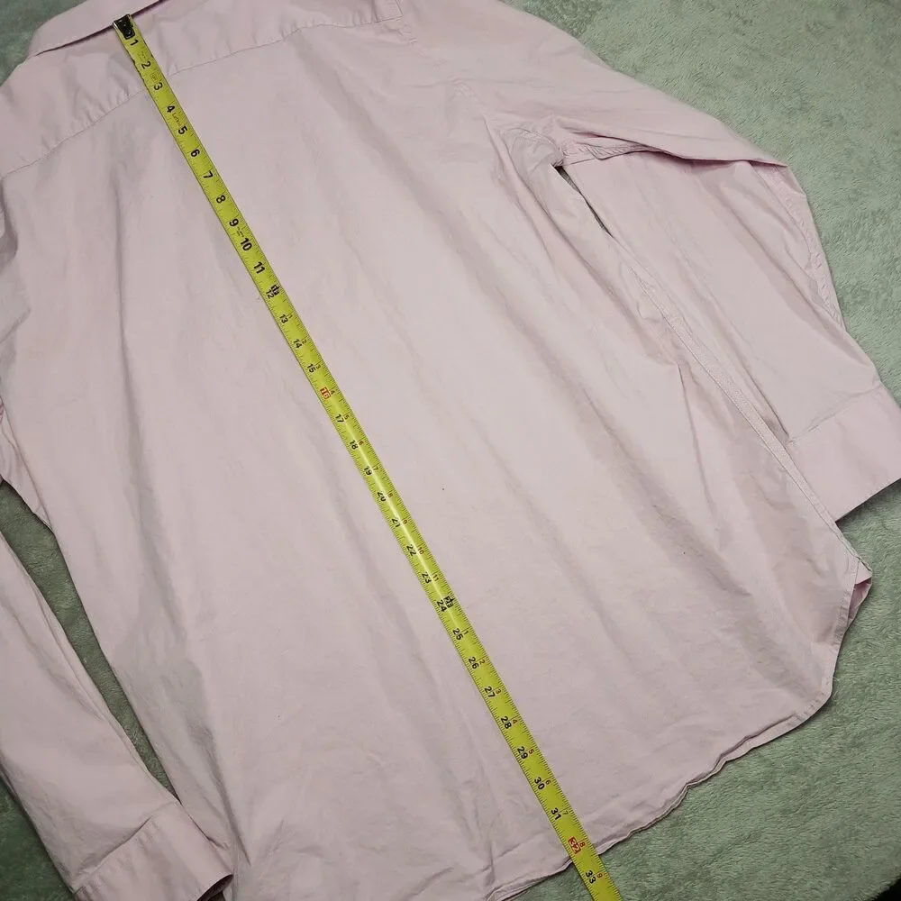 Banana Republic Mens XXL Purple Lavender Slim Long Sleeve Button Up Shirt Preppy